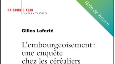 Photo de Note de lecture : « L’embourgeoisement : une enquête chez les céréaliers »